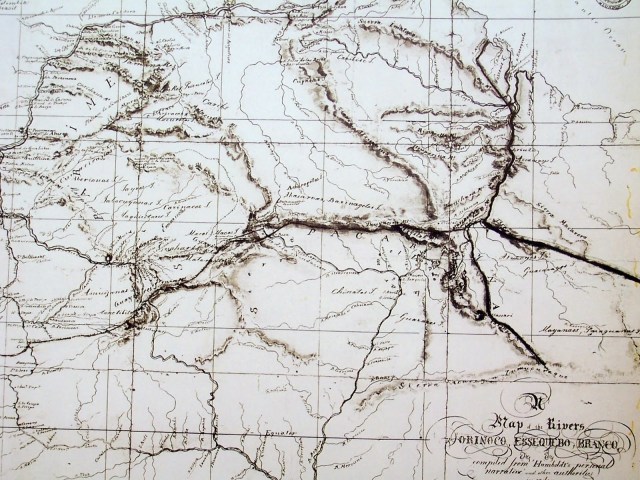 A Map of the Rivers Orinoco Essequibo Branco