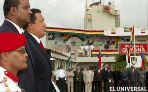 Chávez en Guyana