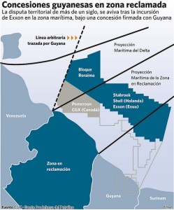 concesiones guyanesas en zona reclamada